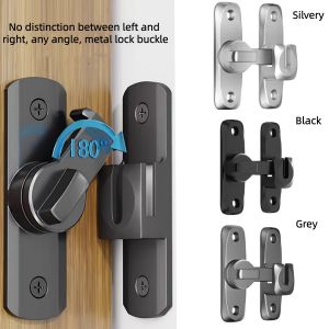 90 Degree Window Drawers Cabinet Locks Stainless Steel Hook Latch Barn Door Latch Bolt Hooks Sliding Gate Buckles Hardware