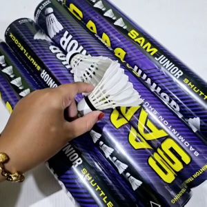 Shuttlecock Badminton SAM Junior Original Kock Bulutangkis Variant Ekonomis dari Family SAM Shuttlecock
