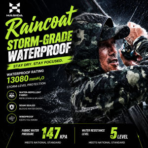 HASIDA Fishing Raincoat Type-Long Waterproof Thin Oxford Cloth Soft TPU Fabric Lightweight Hot Selling Portable Raincoat