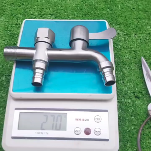 Vòi nước tăng áp 3 đầu thế hệ mới chất liệu INOX 304 dày nặng 270gram chịu áp lực tốt