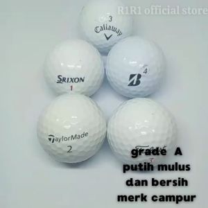 BOLA GOLF MURAH BEKAS/SECOND GRADE A MERK CAMPUR ISI 10PCS
