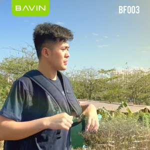 BAVIN BF003 Mini Handheld Turbo Portable Mini Fan w/Up to 5 Gears Strong Wind Speeds