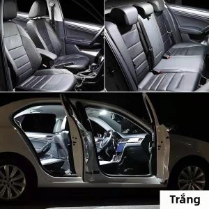 Bộ 12 Bóng Đèn LED Cho Kia Ceed 3 MK3 Hatchback 2018-2025 Không Lỗi Màu Trắng Xanh Dương Nhạt Đèn Nội Thất Đèn Bản Đồ Đèn Biển Số Lắp Đặt Dễ Dàng