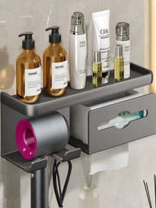 Giá Treo Máy Sấy Tóc Cao Cấp Nhà Tắm Phụ Kiện Nhà Cửa Đơn Giản Không Cần Khoan Giá Đỡ Máy Sấy Tóc Treo Máy Sấy Tóc