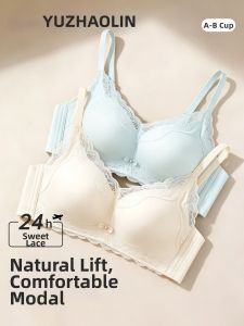 Yuzhaolin | Slimming & Supportive Comfort Bra Silk Satin