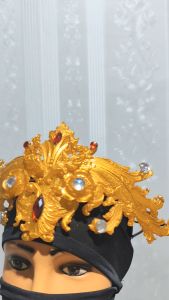 Mahkota Kening Siger Bahan Lem Lilin Motif 21