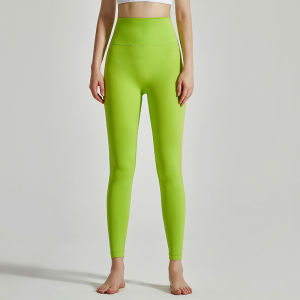 New 2024 Womens Yoga Pants No Embarrassing Lines Fitness Running Nine Points Sports Yoga Long Pants Spring Summer High Waist