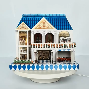 Nhà Biệt Thự 3D 2 tầng cúng kiến[ trả nợ thiên khối cúng giỗ...]MẪU ĐẸP