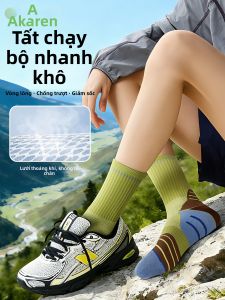 Acalen | Vớ Thể Thao Chống Sốc Thấm Mồ Hôi Mid-calf có Đế Terry