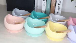 Kissbaby 3Pcs Set: Food Grade Silicone Baby Feeding Tools