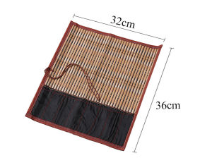 Túi Đựng Bút Chì Bằng Tre Lớn Có 8 Ngăn 36*32cm Túi Đựng Bút Chì Truyền Thống Trung Quốc Túi Đựng Dụng Cụ Viết Thư