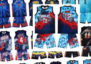 Kids terno Basketball Jersey Shorts for Kids Boys New style Printed Shirt
