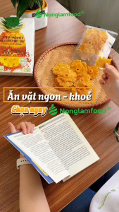 (HÀNG LOẠI 1) Thơm muối ớt sấy dẻo Nonglamfood 500g tốt cho bà bầu ăn kiêng giảm cân ăn vặt bổ sung khoáng chất đề kháng