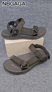 Classic Black Men Sport Sandals Summer Leisure Beach Holiday Sandals Outdoor Antiskid Breathable Flat Sandals Shoes