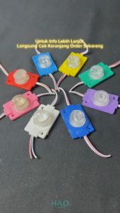 LAMPU LED MODUL STRIP 1MATA / MODUL MATA TIMBUL / 3030 SMD 12V 24V WATERPROOF
