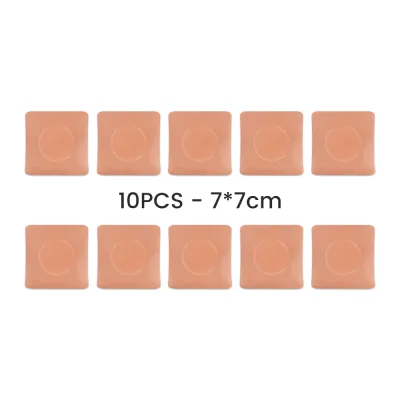 Salorie Self-Adhesive Castor Oil Pack Pad Organic Castor Oil Pack for Waist Back Neck Breast Knee Disposable Castor Oil Wrap