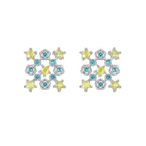 TOGGLER | Square Colorful Earrings