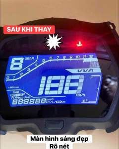 Màn Hình Đồng Hồ Exciter 155 Có Hàn Chân – LCD Đồng Hồ Yamaha Exciter 155 Thay Thế