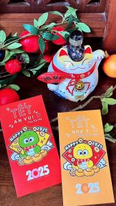 Bao lì xì tết 2025 FUTUREBOOK 90x70 mm 5 bao/ xấp - Tài Lộc L185