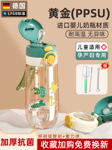 Cốc Nước PPSU Dành Cho Trẻ Em Mùa Hè Mới 2025 Cốc Nhựa Có Ống Hút Có Thể Mang Theo Dành Cho Phụ Nữ Mang Thai Và Sau Sinh