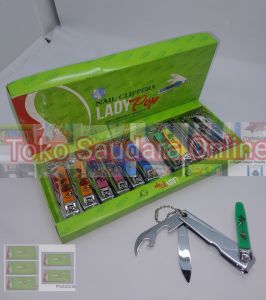 Paket 5 Pack Gunting Kuku Besar Lady Pop Murah Motif Cantik