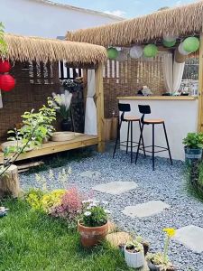 【ไทยสปอต】50*300cm ฟางปลอม หลังคาหญ้าเทียม สารหน่วงไฟ กันน้ำ ขนาด แผงจําลองฟางหลังคา สําหรับตกแต่งหลังคาฟาร์มเห็ดหรือรีสอร์ทแต่งคาเฟ