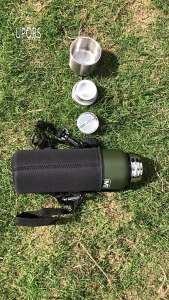 UPORS Large Capacity Stainless Steel Thermos Portable Vacuum Flask Insulated Tumbler with Rope Thermo Bottle 500/700/1000/1500ml