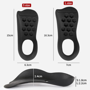 Foot arch support insoles - leg shape correctors flat feet half arch support half insoles
