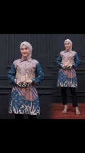 Atasan Tunik Batik Eksklusif Baju Batik Wanita Pekalongan Atasan Tradisional Batik Wanita Moderen