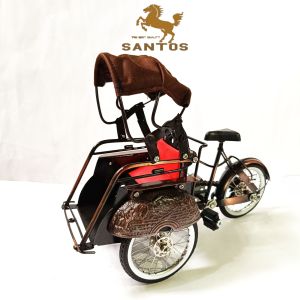 miniatur becak jawa