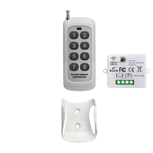 KEBIDU | Mini Wireless Smart Light Switch with Remote Control 1000M Distance 433 Mhz RF Relay Receiver 220V Switch for Home Led Lamp Fan