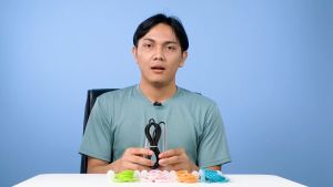 Lompat Tali Pegangan Transparan: Tali Skiping Olahraga