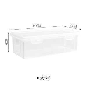 Transparent Plastic Food Storage Box Sealed Jar Moisture-proof Spice Container Kitchen Storage Organization