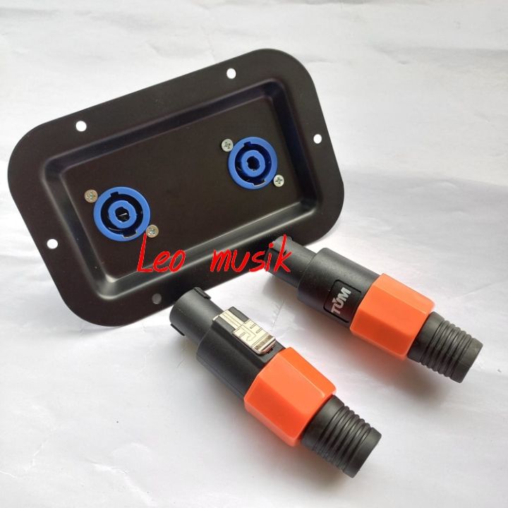 PANEL BOX SPEAKER INCLUDE SPIKON SOCKET SPIKON IN OUT PLAT BESI