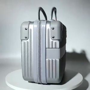 14-Inch Travel Suitcase Mini Portable Luggage Cosmetics Storage Bag  Cute Make Up Carrying Case