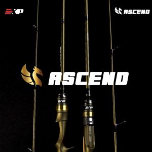 EXP ASCEND ROD 2 PCS Fishing Rod Medium Light Weight Bait Casting BC Spinning 6"3~7"0