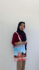 TAS JAKARTA TOTE BAG KANVAS OLEH OLEH READY 8 MOTIF