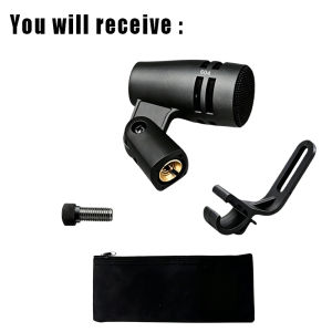 604 Drums Dynamic Microphone Metal Material Professional Wired Toms Snare Recording Mic For Percussion Instruments Performance