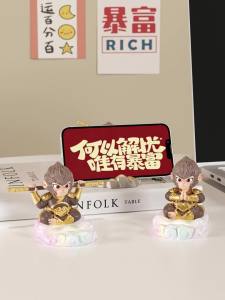 Black Myth Wukong Mobile Phone Holder New Good-looking Desktop Office Station Decoration Decompression Healing Ornaments