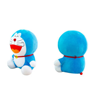 Bandai | ( 25cm )Cute Doraemon Plush Toy Robot Cat Blue Fatty Doll Doraemon Anime Birthday Gift Soft Animal Doll