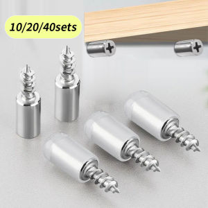 10/20/40sets of support nails used for cabinets bookcases display cabinets and wardrobes Plate bracket with anti slip cover