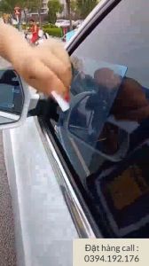 Bộ 4 miếng dán chống đọng bám nước mưa gương kính xe hơi ô tô chống thấm nước sương mù xe hơi cao cấp tấm phim nano dán gương kính oto