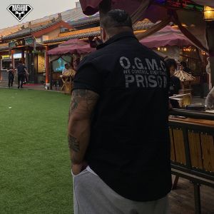 Explosion Tough Guy American Oversized Short Sleeve Casual Jacket