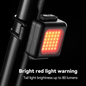 Rechargeable 150Lumen Bicycle Light set Type-C  Front light with 80Lumen bicycle taillight IPX5 Waterproof Bicycle head light Portable Night riding warnning light