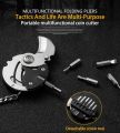 Multifunctional Coin EDC Pocket Tool Keychain Gadget Outdoor Camping Hiking. 