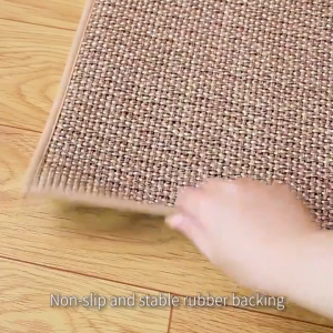 Contemporary Microfiber Non-Slip Washable Kitchen & Home Decor Rug Kitchen Floor Mat Carpet Water Absorption and Oil Absorption Non-Slip Linen Carpet Laundry Room Mat Entrance Doormat Nordic Carpet Long Runner Rug