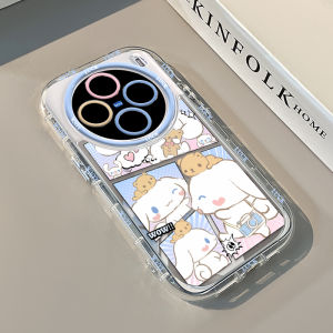 Cute Dog Design Phone Case Mirror Surface Silicone Protective Shell for Vivo X300 X200 pro Cartoon X100 Small Dog X90 Makeup Cream Mirror X80/X70/60Pro S30 for Women