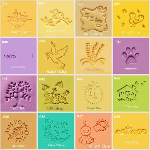 Acrylic DIY Handmade Soap Stamp Tool Custom Signature Pattern High-Quality Resin Material Stamp Professional Digital Letter Symbol Combination Stamp