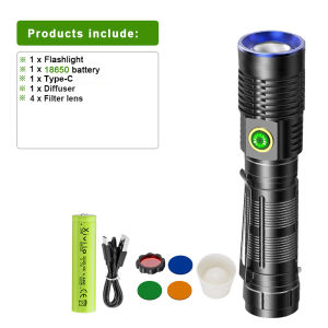 2026 New Upgrade Flashlight 80000LM Super Bright LED Torch Outdoor Camping Light High Power LED Flashlights Rechargeable Lantern
