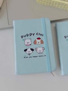 A7 Mint Star Động Vật Nhỏ Di Động Sổ Tay Sinh Viên Nhật Ký Dày Sổ Sổ Phong Cách Hoạt Hình Giấy Bột Gỗ Nguyên Chất